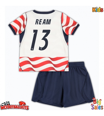 United States Tim Ream #13 Replica Home Stadium Kit for Kids World Cup 2026 Short Sleeve (+ pants)